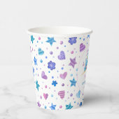 Frozen Fairy Tale Ice Princess Crown Verjaardag Papieren Bekers (Rechts)