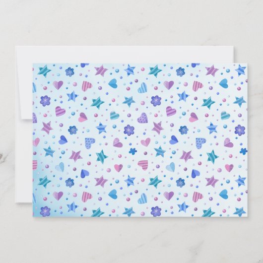 Frozen Fairy Tale Ice Princess Foto Verjaardag Kaart (Achterkant)