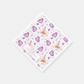 Frozen Fairy Tale Ice Princess Kronen Verjaardag Servet (Hoek)