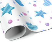 Frozen Fairy Tale Ice Princess Verjaardag Cadeaupapier (Rol Hoek)