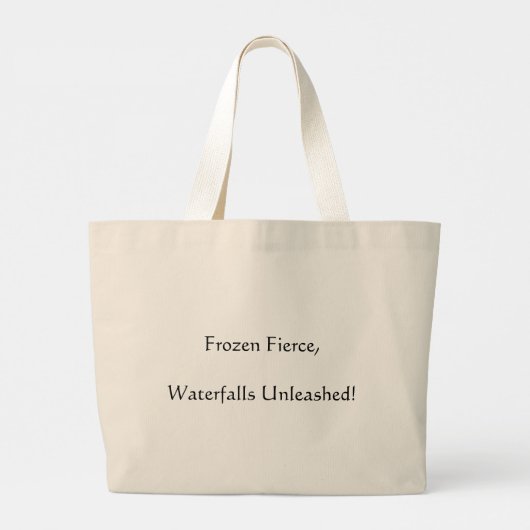 Frozen Fierce, watervallen ontketend! Tote bag (Achterkant)