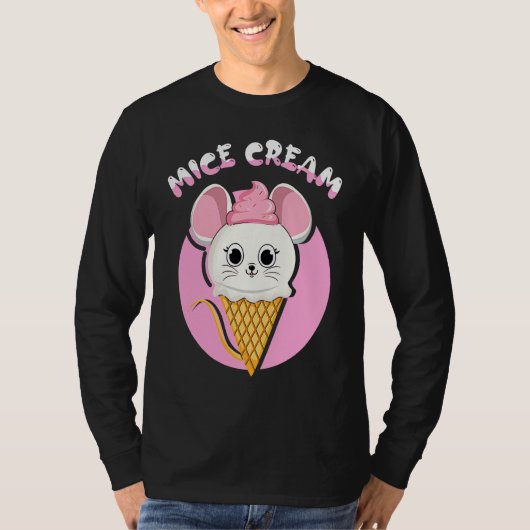 Frozen Food Mouse  Foodie Mice Cream T-shirt (Voorkant)
