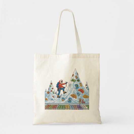 Frozen Food Supermarket Klimmer Minimalist Tote Bag (Voorkant)