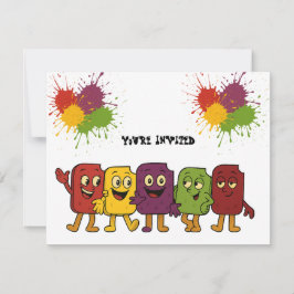 Frozen Friends Uitnodiging