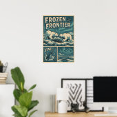 Frozen Frontier - Polar Beer Standoff & Narwhal Poster (Thuiskantoor)