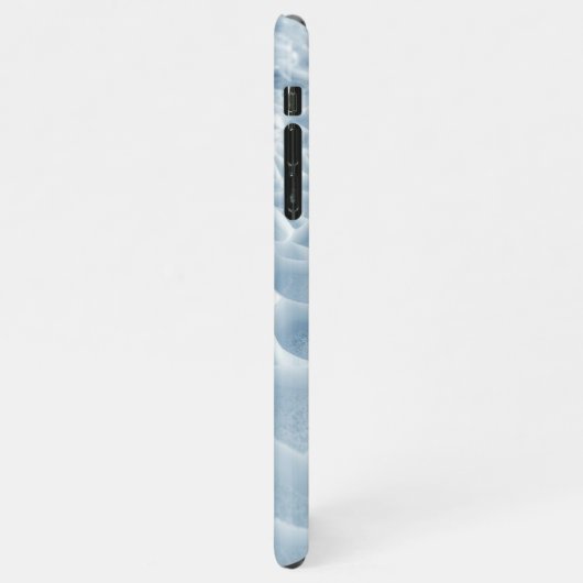 Frozen Geometry: The Crystallized Landscape iPhone Hoesje (Linkerkant)