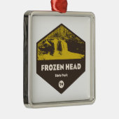 Frozen Head State Park Tennessee Metalen Ornament (Rechts)
