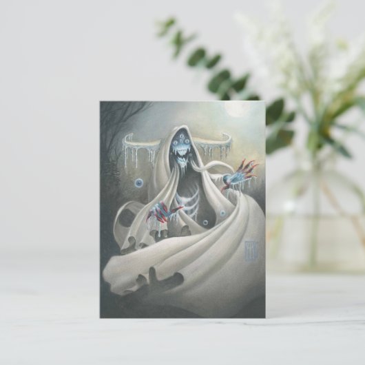 Frozen Horror Briefkaart (Staand voorkant)