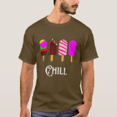 Frozen Ice Cream Treats op een Stick T-shirt (Voorkant)