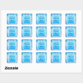 Frozen Ice Winter Wonderland Sneeuwvlok Stickers (Vel)