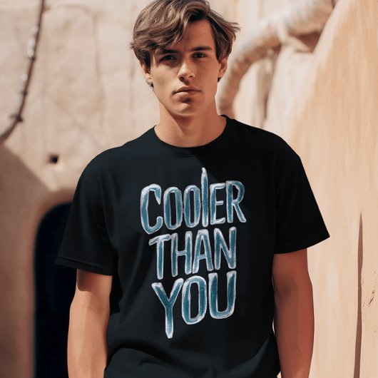 Frozen Ice Word Art - Koeler dan jij T-shirt