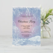 Frozen Icy Winters Kerstfeest Kaart (Staand voorkant)