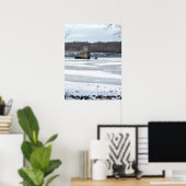 Frozen Lake Galena Poster (Thuiskantoor)