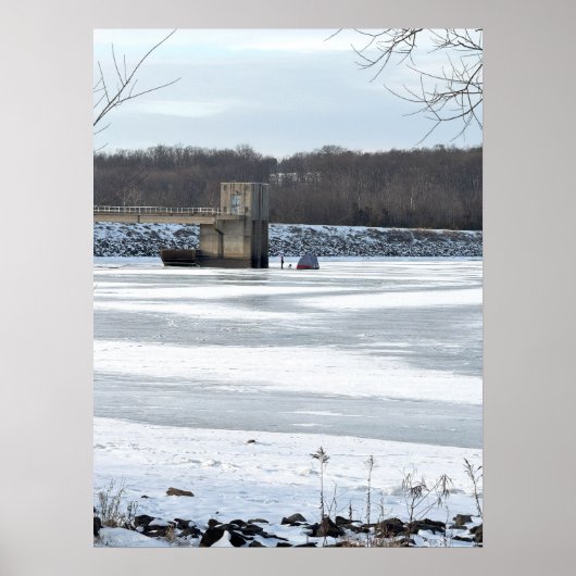Frozen Lake Galena Poster (Voorkant)