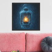 Frozen Lantern Relic Canvas Afdruk (Insitu (Woonkamer))