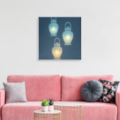 Frozen Lanterns Canvas Afdruk (Insitu (Woonkamer))