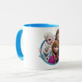 Frozen movie characters mug  mok (Voorkant links)