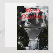 Frozen Multnomah Herfsten Kerst Kaart (Voorkant / Achterkant)