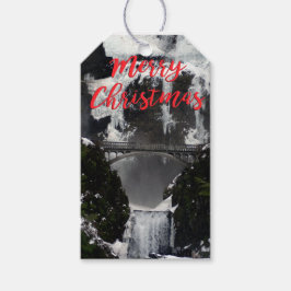 Frozen Multnomah Herfsten Kerst Labels Cadeaulabel