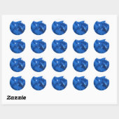 "Frozen Ridge #4" Abstract Design Sticker (Vel)