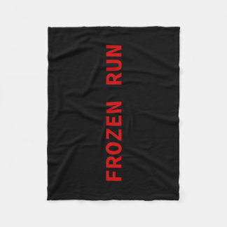 Frozen Run Fleece Deken