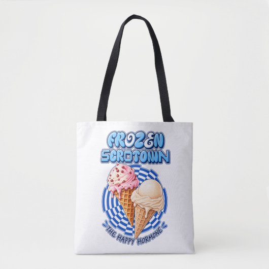 🍦 Frozen Scrotown Tote Tas (Voorkant)