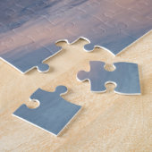 Frozen Serenity – Majestic Winter Lake Landscape Legpuzzel (Zijkant)