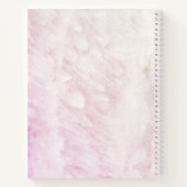 Frozen Snowflake Pink Baby Shower Guest Book Notitieboek (Achterkant)