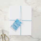 FROZEN SNOWFLAKES Bat Mitzvah Gift Label Cadeaulabel (Met Touw)