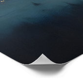 Frozen Snowy Mountain Village Under Snowy Twilight Poster (Hoek)