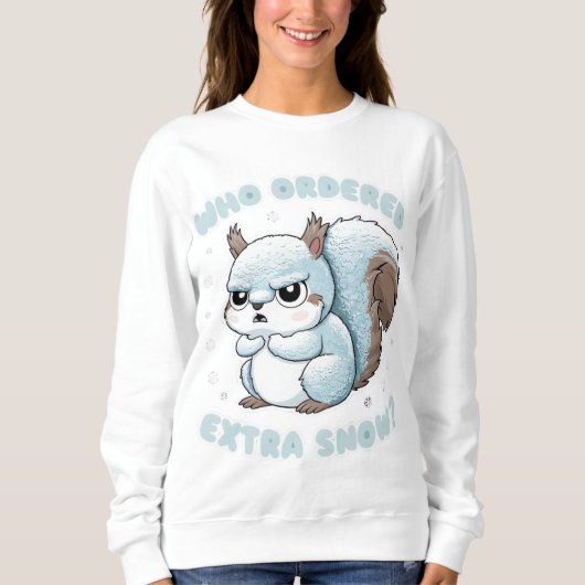 Frozen Squirrel - Wie bestelde extra sneeuw? Trui (Voorkant)