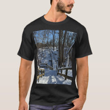 Frozen Steps: Grote Herfsten Winter T-shirt