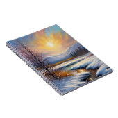 Frozen Sunrise Notitieboek (Rechterzijde)