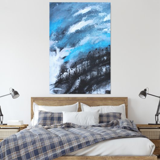 Frozen Suns Canvas Afdruk (Insitu (Slaapkamer))