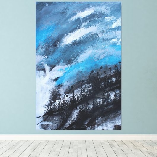 Frozen Suns Canvas Afdruk (Insitu (Houten vloer))