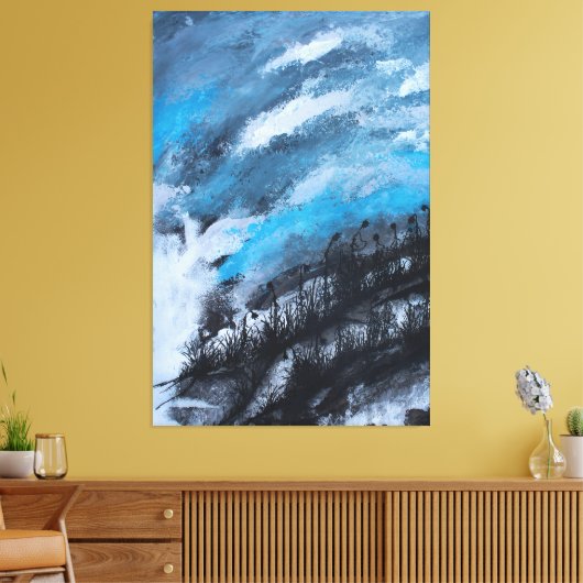 Frozen Suns Canvas Afdruk (Insitu (Woonkamer))