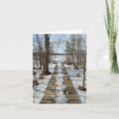 Frozen Turkey Pond Note Kaart (Voorkant)