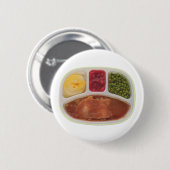 FROZEN TV DINNER-toets Ronde Button 5,7 Cm (Voorkant /achterkant)