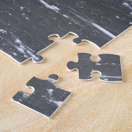 Frozen Waters Eagle Puzzel Legpuzzel (Zijkant)