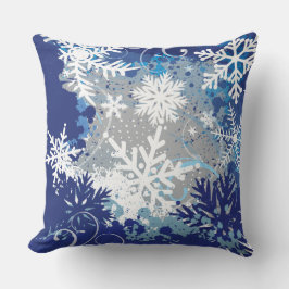 FROZEN WINTER DREAM Snowflake Sierkussen