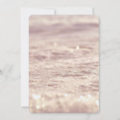 Frozen Winter Silver Sneeuwvlok Meisje Baby shower Kaart (Achterkant)