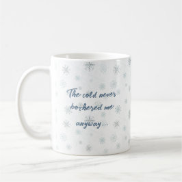 Frozen Winter Vibes - Sneeuwvlok Mok met Quote