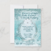 Frozen Winter Wonderland Party Uitnodigingen (Achterkant)