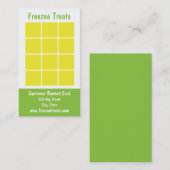 Frozen Yoghurt Loyalty Visitekaartje (Voorkant / Achterkant)