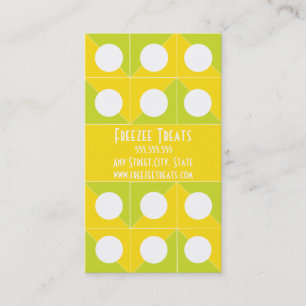 Frozen Yoghurt Loyalty Visitekaartje