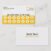 Frozen Yoghurt Loyalty Visitekaartje (Voorkant / Achterkant)