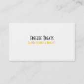 Frozen Yoghurt Loyalty Visitekaartje (Achterkant)