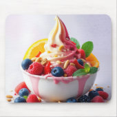 Frozen Yogurt With Fruit and Nuts Muismat (Voorkant)