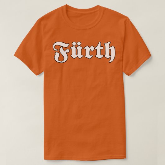 Frth geschreven met gotisch lettertype t-shirt (Design voorkant)