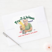 Fru-T-Lekker, Vierkante Sticker (Envelop)